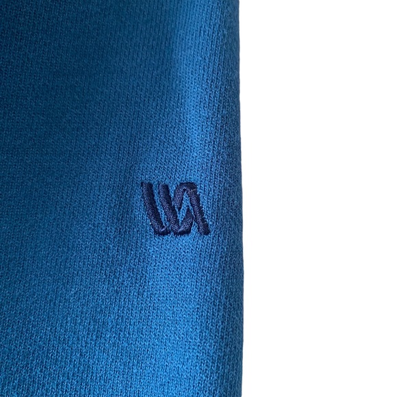 VRST Men’s Washed Terry Hoodie Jeweled Teal long sleeves front pocket NWT - Picture 8 of 12